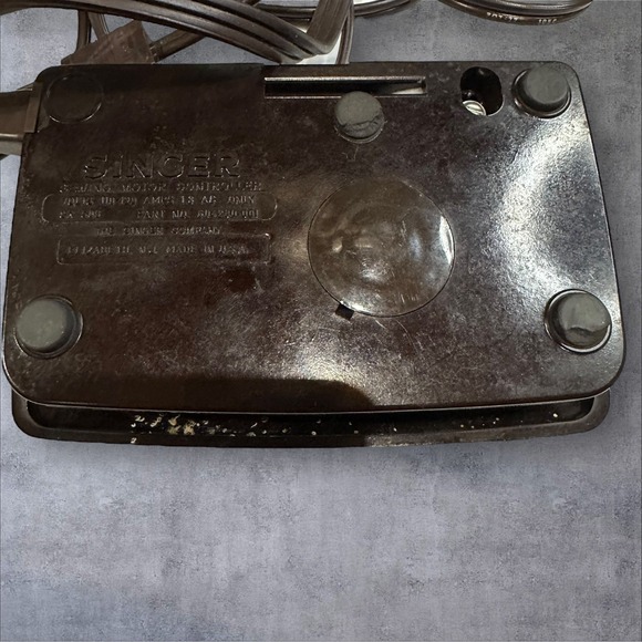 VTG SINGER 604280-001 CONTROLLER FOOT PEDDLE - solid state - MADE IN‎ USA - Picture 3 of 7